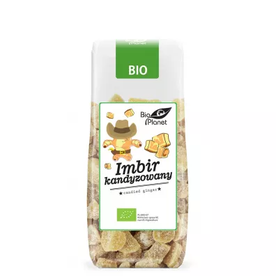 Bio Planet Imbir kandyzowany 100 g Bio