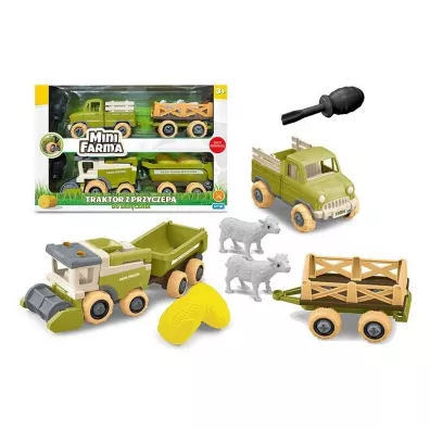 Mini farma traktor z przyczep� do skr�cania Artyk