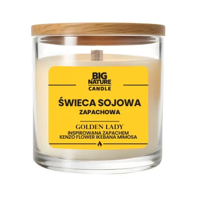 Big Nature �wieca sojowa GOLDEN LADY zapach inspirowany KENZO 225 g