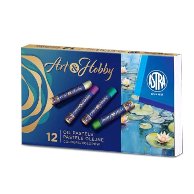 Pastele olejne - Astra Art&Hobby, 12 kolor�w