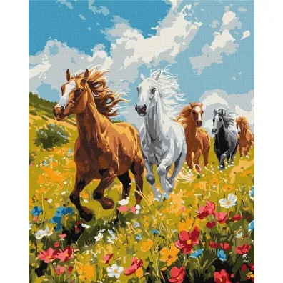 Ideyka Malowanie po numerach - Polowa harmonia 40x50cm