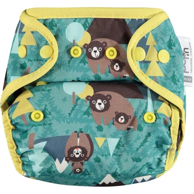 Close Pop-in pieluszka wielorazowa Aio z napami, Bear