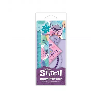 CoolPack Zestaw szkolny geometryczny 4 el. Stitch Pastel