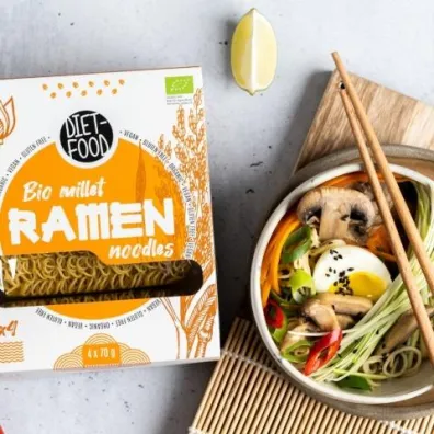 Diet-Food Makaron jaglany 100% - Ramen 280 g Bio