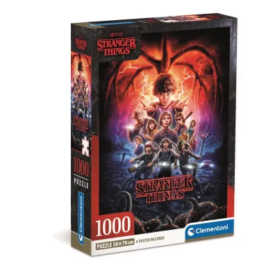Puzzle 1000 el. Compact Netflix Stranger Things Clementoni