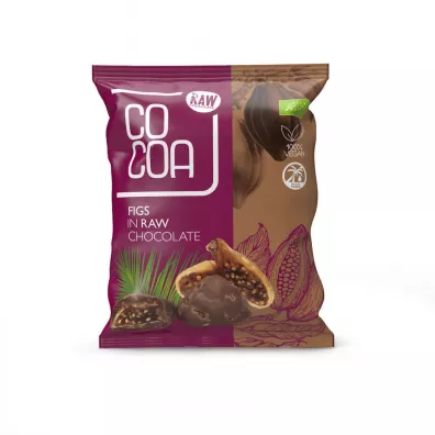 Cocoa Figi w surowej czekoladzie 70 g Bio