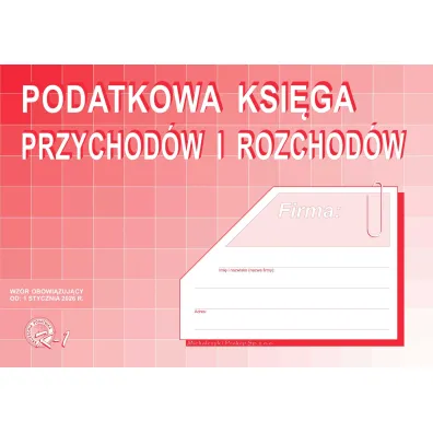 Druk Podatkowa ksi�ga przychod�w i rozchod�w A4 MICHALCZYK I PROKOP K-1