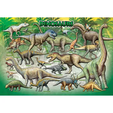 Puzzle 100 el. + Lunch box - Dinosaur Eurographics