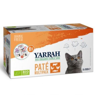 Yarrah Pasztet dla kota multipack 800 g Bio