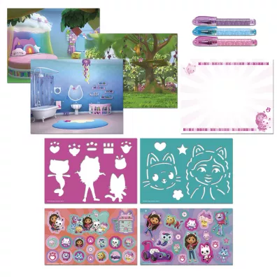 Zestaw kreatywny Designer Activity Book Koci Domek Gabi