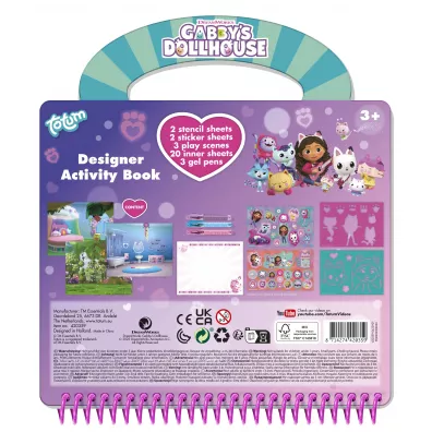 Zestaw kreatywny Designer Activity Book Koci Domek Gabi