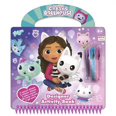 Zestaw kreatywny Designer Activity Book Koci Domek Gabi
