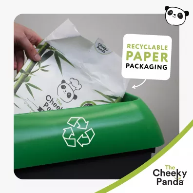 The Cheeky Panda Hipoalergiczny rcznik kuchenny z bambusa 2-warstwowy 2 szt.