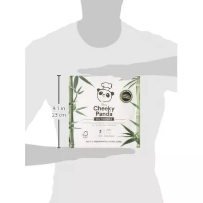 The Cheeky Panda Hipoalergiczny rcznik kuchenny z bambusa 2-warstwowy 2 szt.