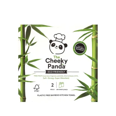 The Cheeky Panda Hipoalergiczny r�cznik kuchenny z bambusa 2-warstwowy 2 szt.