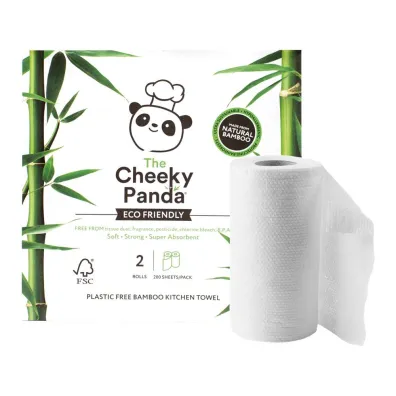 The Cheeky Panda Hipoalergiczny r�cznik kuchenny z bambusa 2-warstwowy 2 szt.