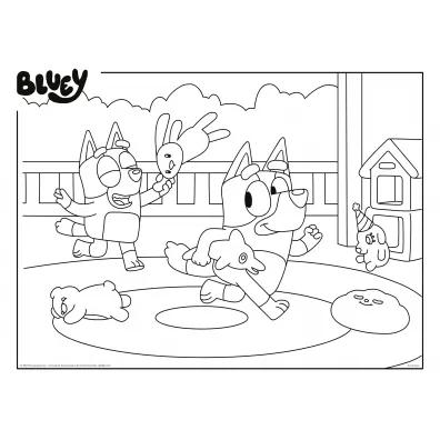 Puzzle 60 el. Bluey Lisciani