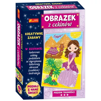 Ranok-Creative Cekinowy obrazek Podr�e ma�e i du�e Egipt