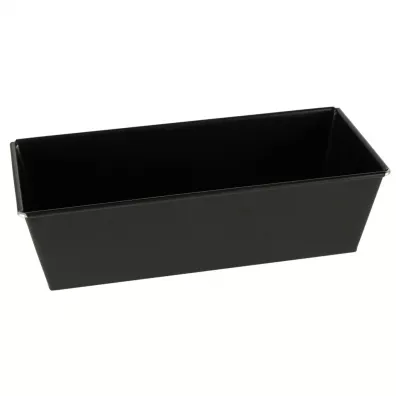 Blacha do pieczenia tortownica forma do pieczenia ciast wypiekw fakturowana 25cm x 11cm x 7,5cm czarna
