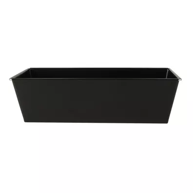 Blacha do pieczenia tortownica forma do pieczenia ciast wypiekw fakturowana 25cm x 11cm x 7,5cm czarna