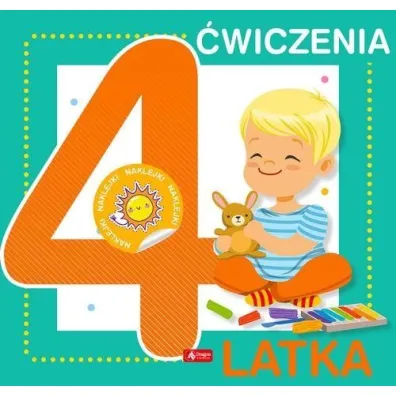 �wiczenia 4-latka z naklejkami