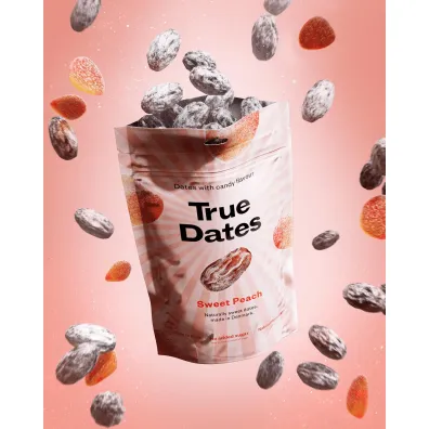 True Dates Daktyle Sweet Peach zestaw 4 x 100 g