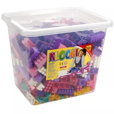 Klocki w pojemniku 500el