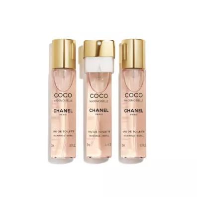 Chanel Coco Mademoiselle woda toaletowa dla kobiet spray z wymiennym wk�adem 3 x 20 ml