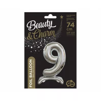 Godan Balon foliowy B&C Cyfra stoj�ca 9 BC-ASS9 74 cm