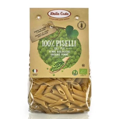 Dalla Costa Makaron z groszku zielonego penne bezglutenowy 250 g Bio