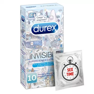 Durex Supercienka prezerwatywa Invisible 10 szt.