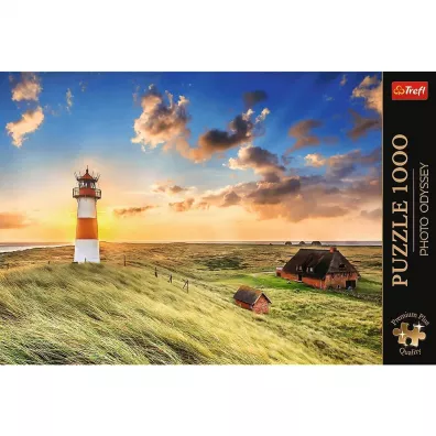 Puzzle 1000 el. Premium Plus Quality Photo Odyssey: Latarnia w List, Niemcy Trefl