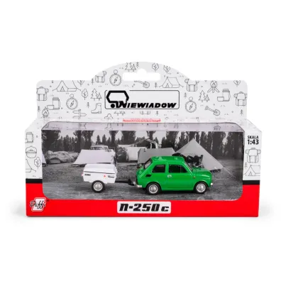 AUTO OSOB MET FIAT 126P PRZYCZEPA KROTKA ZIE Daffi