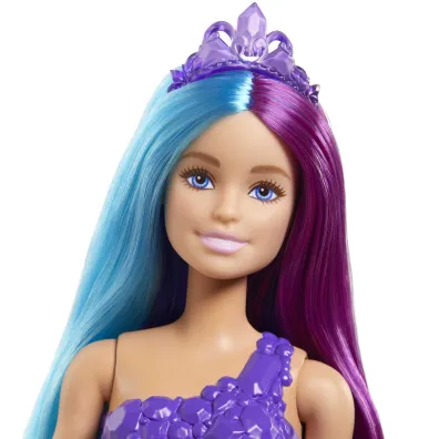 BRB Fantazja D�ugie w�osy Lalka Syrenka GTF39 Mattel