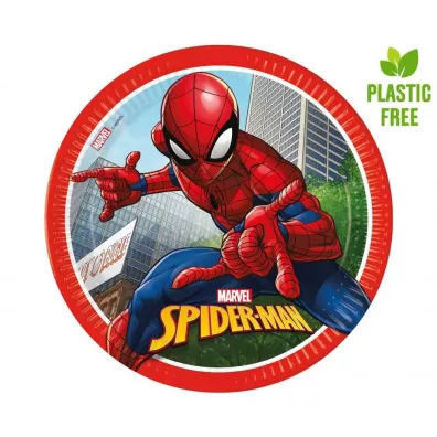 Godan Talerzyki papierowe Spiderman 23cm 8 szt.
