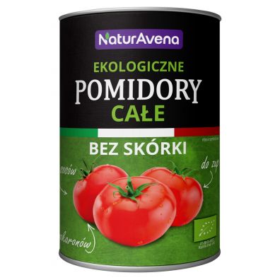 NaturaVena Pomidory całe bez skórki 400 g Bio
