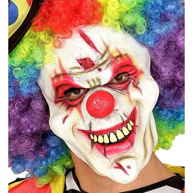 Maska na Halloween Klaun z horroru
