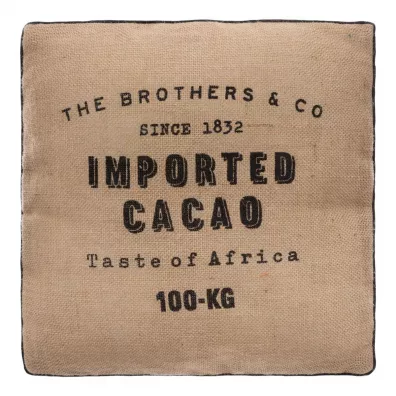 Atmosphera Jutowa poduszka do siedzenia Cacao