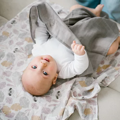 Babyono Pieluszki mulinowe super mikkie szare