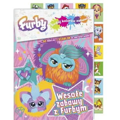 Furby. Dodaj kolorw zabawie. Wesoe zabawy z Furbym