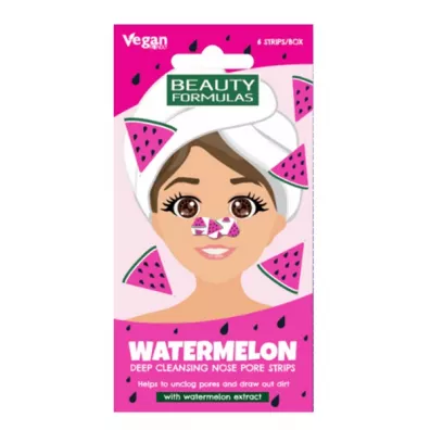 Beauty Formulas Paski na nos g��boko oczyszczaj�ce Arbuz 6 szt.