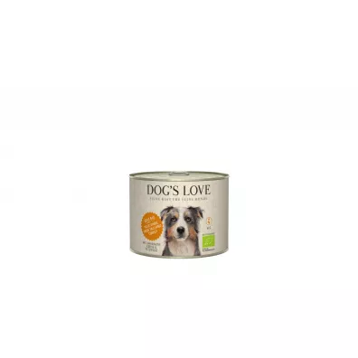 Dogs Love Pute - ekologiczny indyk z amarantusem, dyni i pietruszk 200 g Bio