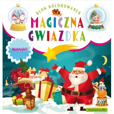 Blok kolorowanek. Magiczna gwiazdka