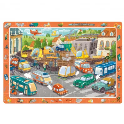 Puzzle obserwacyjne 80 el. Na drodze Dodo