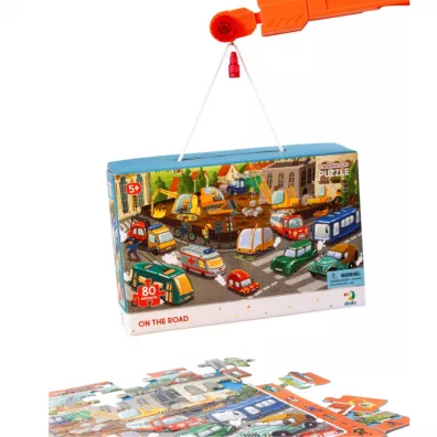 Puzzle obserwacyjne 80 el. Na drodze Dodo