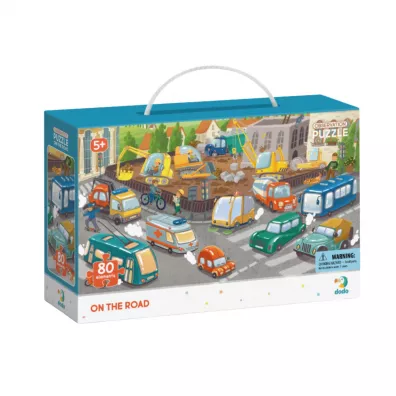 Puzzle obserwacyjne 80 el. Na drodze Dodo