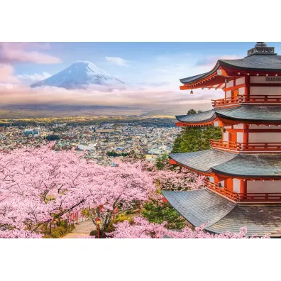 Puzzle 500 el. Spring in Japan CASTORLAND  B-54282