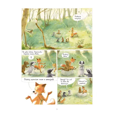 M�j pierwszy komiks 5+ Emocje. Pan Borsuk i pani Lisica przedstawiaj�. Tom 1