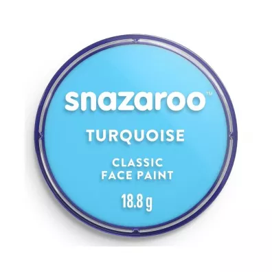 Farba do twarzy turkusowa 18ml Snazaroo