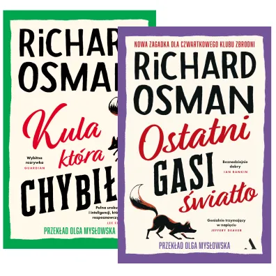 Pakiet Czwartkowy Klub Zbrodni. Tomy 3-4: Kula, kt�ra chybi�a, Ostatni gasi �wiat�o - Richard Osman